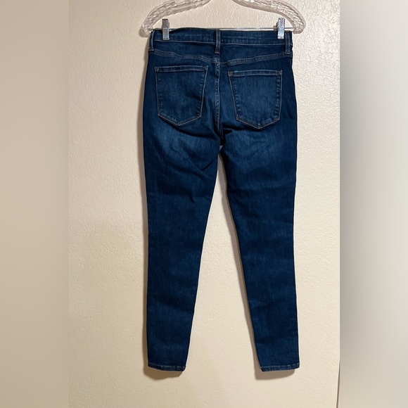 Gap Jeans Womens 29 Blue Real Straight Stretch  Denim 29s pre-owned - Picture 2 of 6